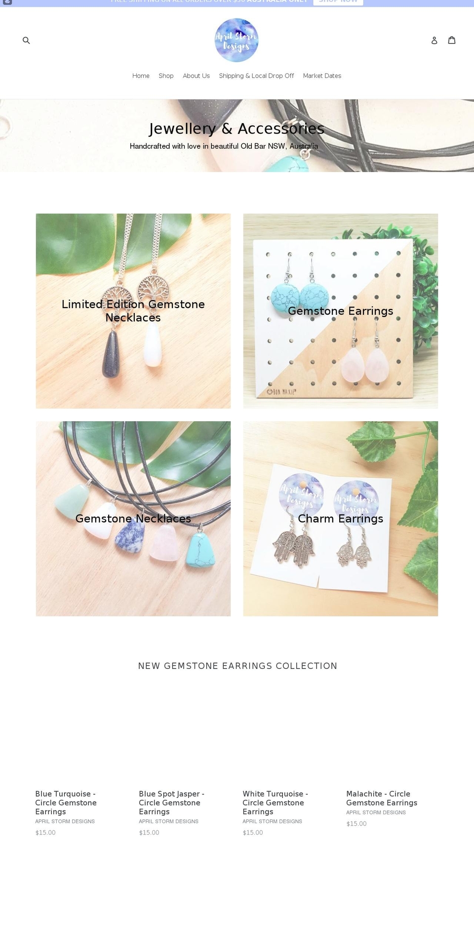 shopaprilstormdesigns.com — Shopify storefront screenshot