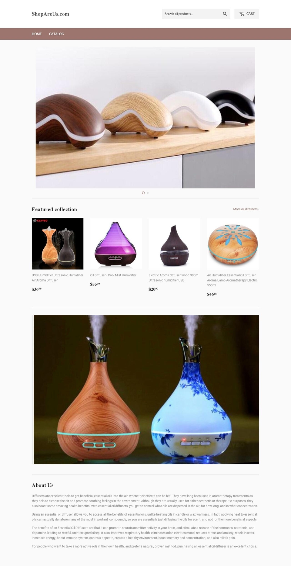 shopareus.com — Shopify storefront screenshot