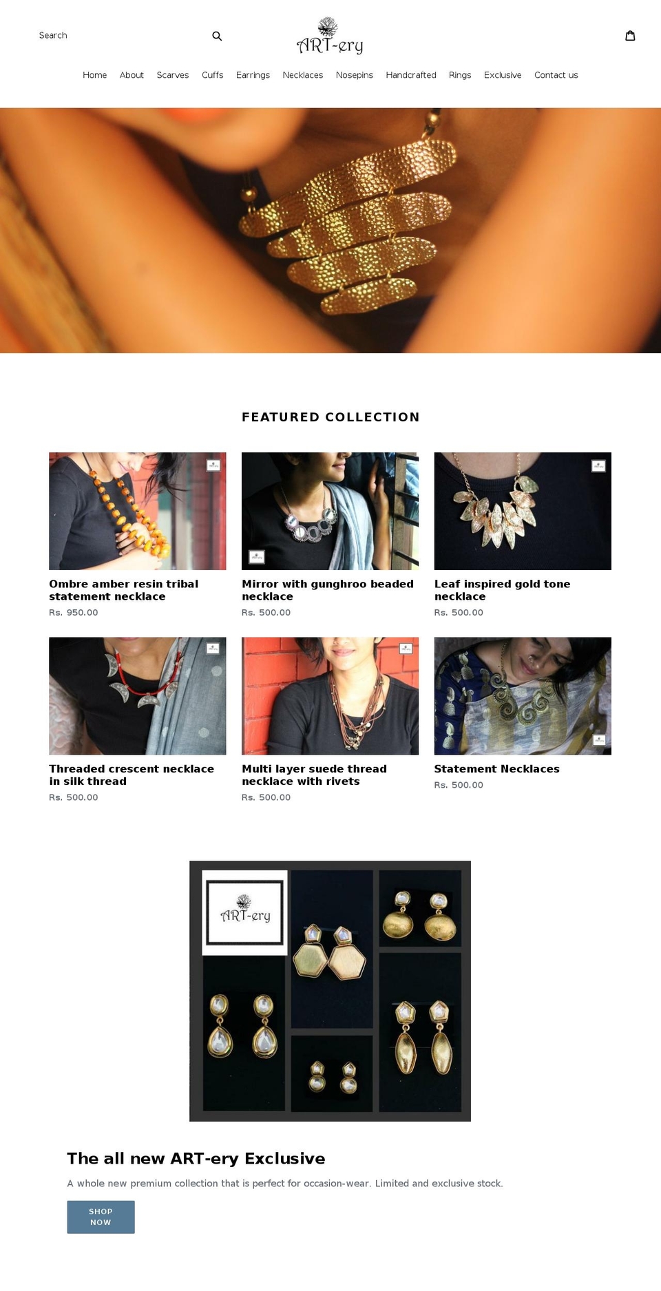 shopartery.com — Shopify storefront screenshot