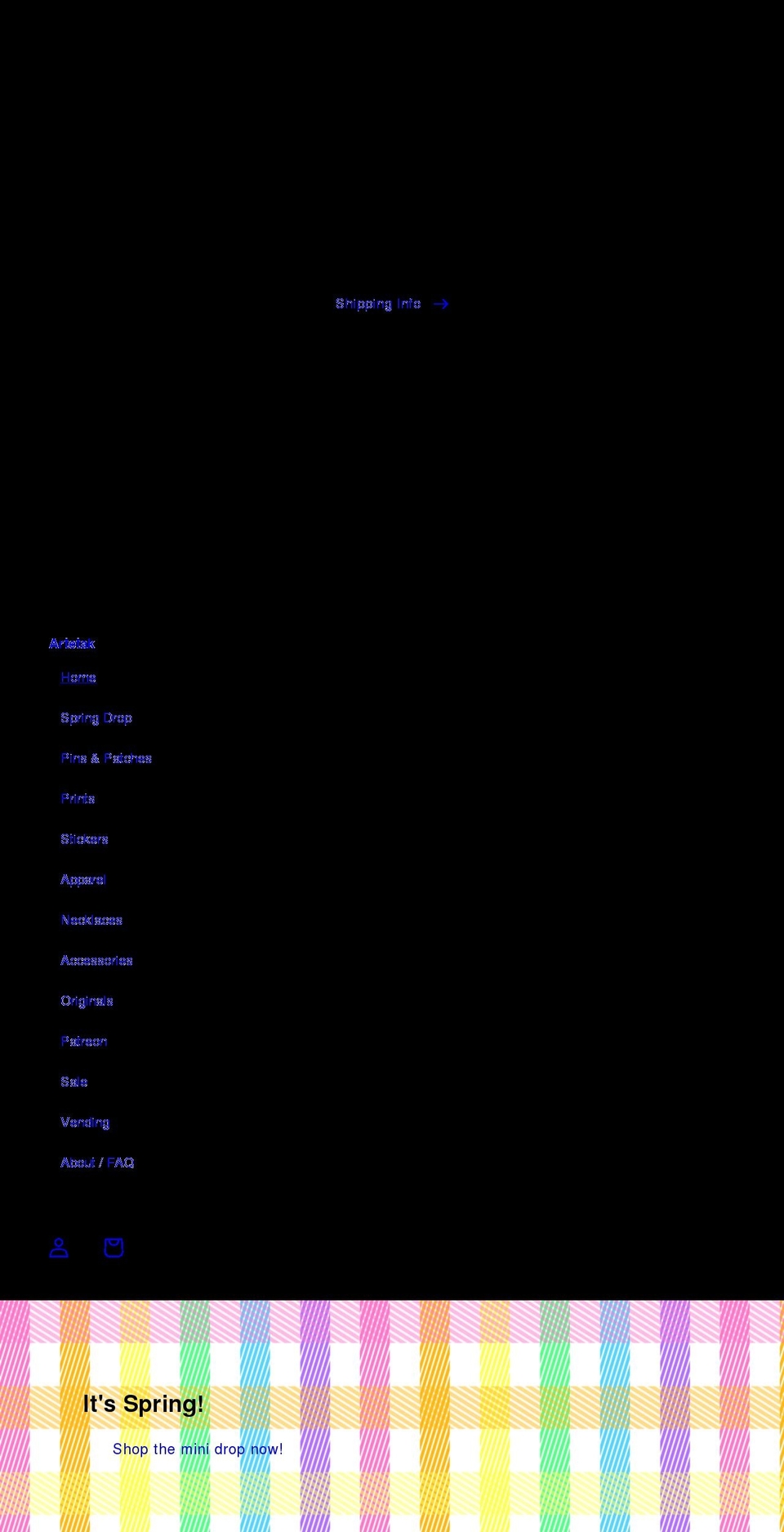 shopartetak.com shopify website screenshot