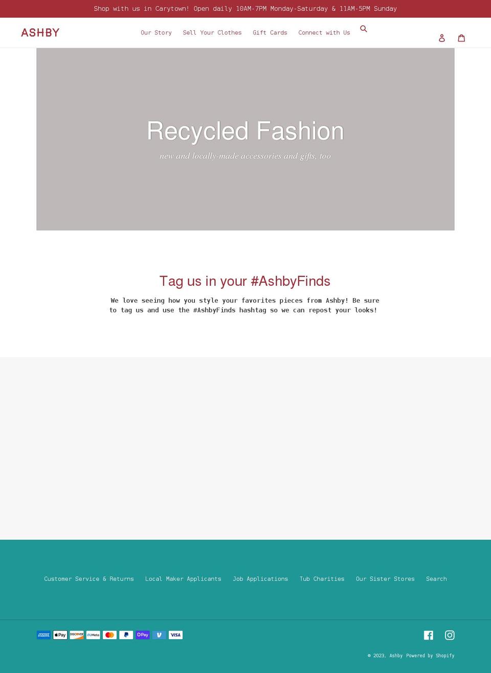 shopashbyrva.com shopify website screenshot