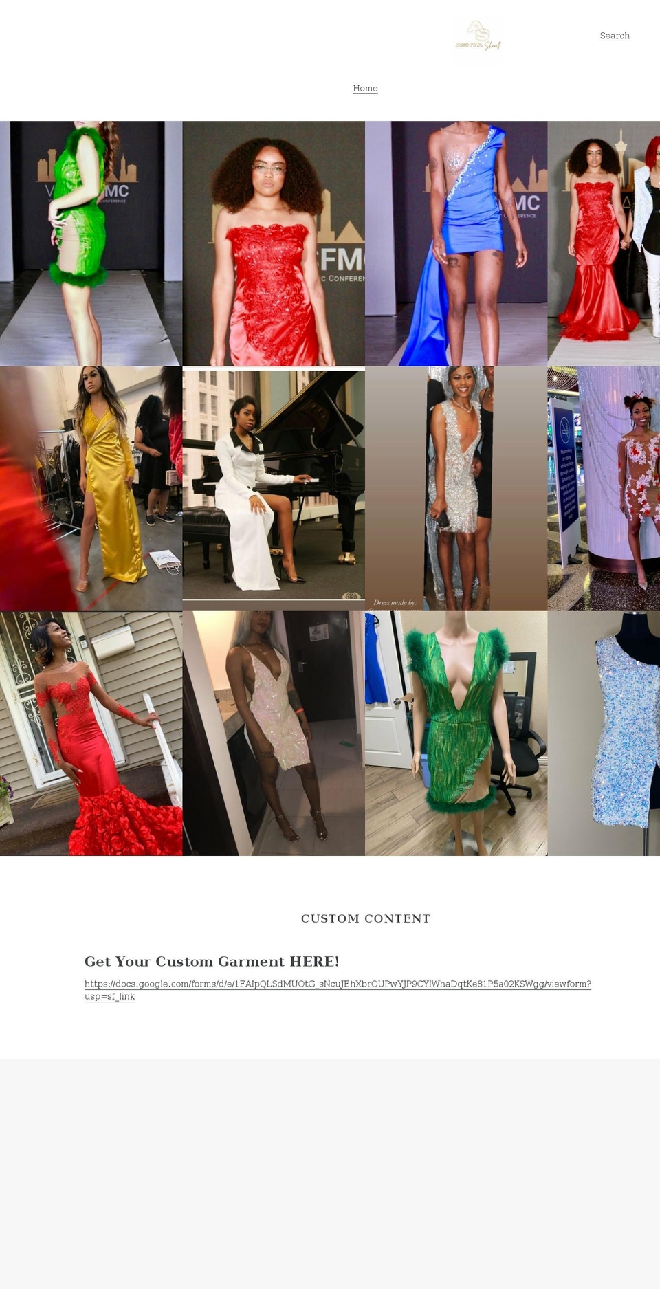 shopashyashanell.com shopify website screenshot