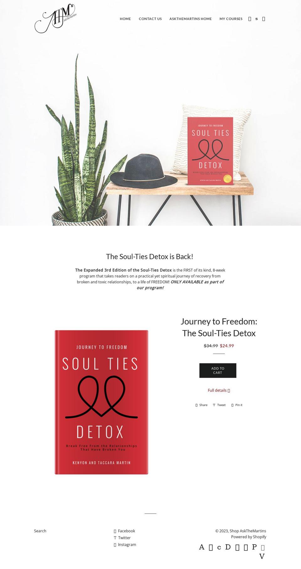 shopaskthemartins.com shopify website screenshot