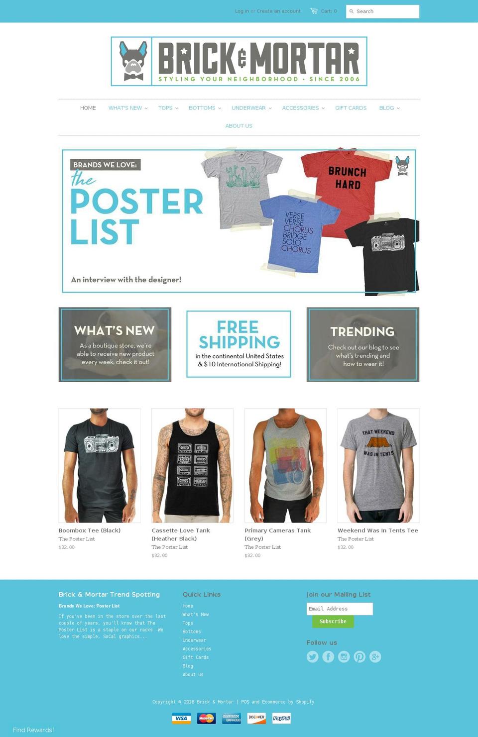 shopatbrick.com shopify website screenshot