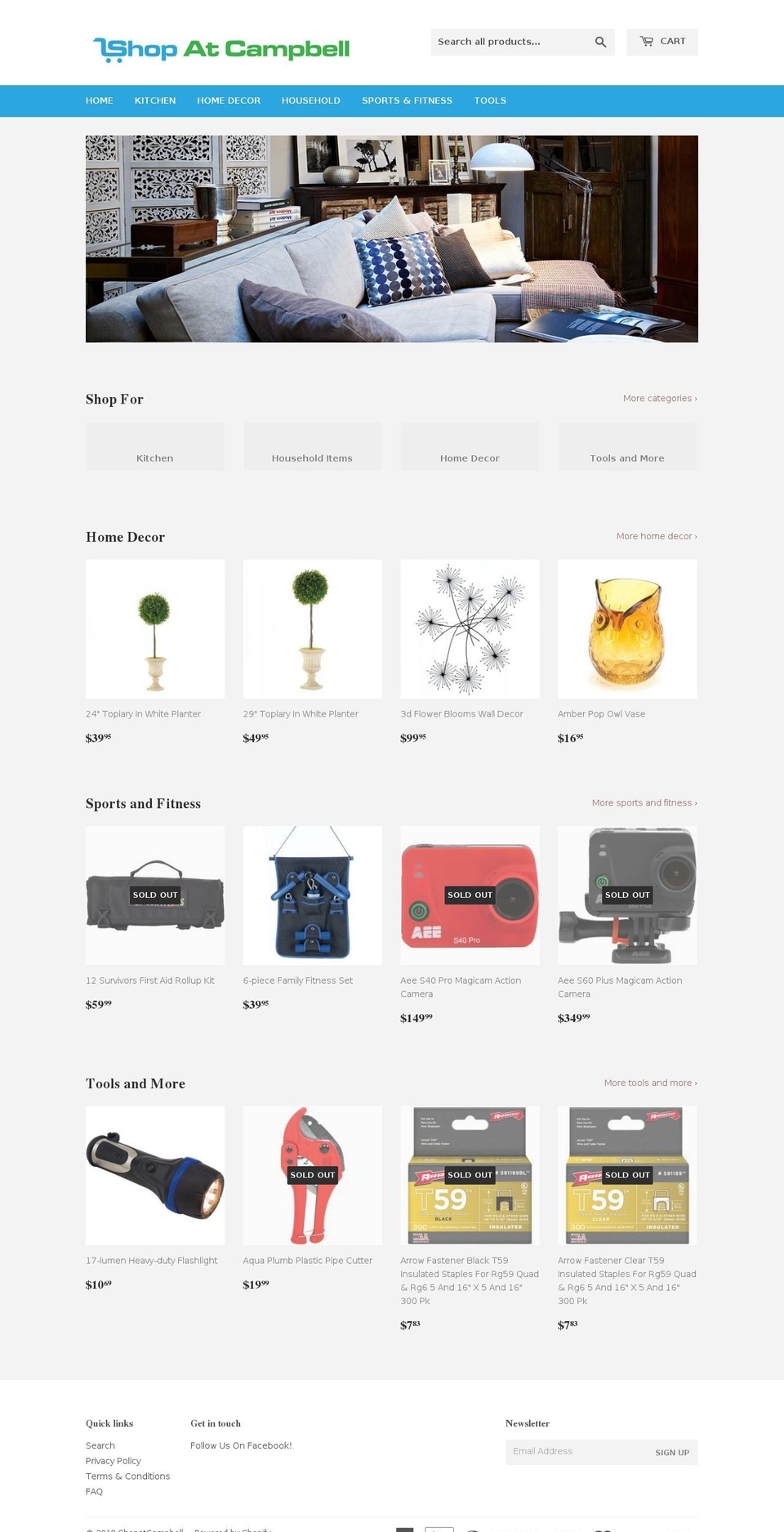 shopatcampbell.com — Shopify storefront screenshot