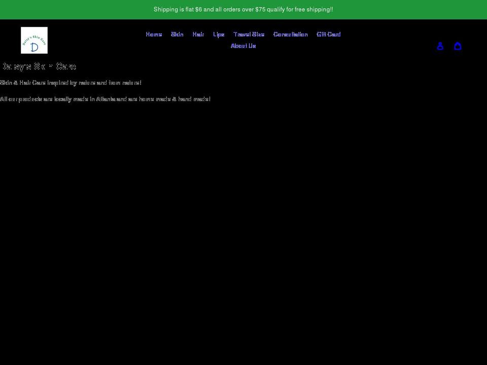 shopatdaisy.com shopify website screenshot