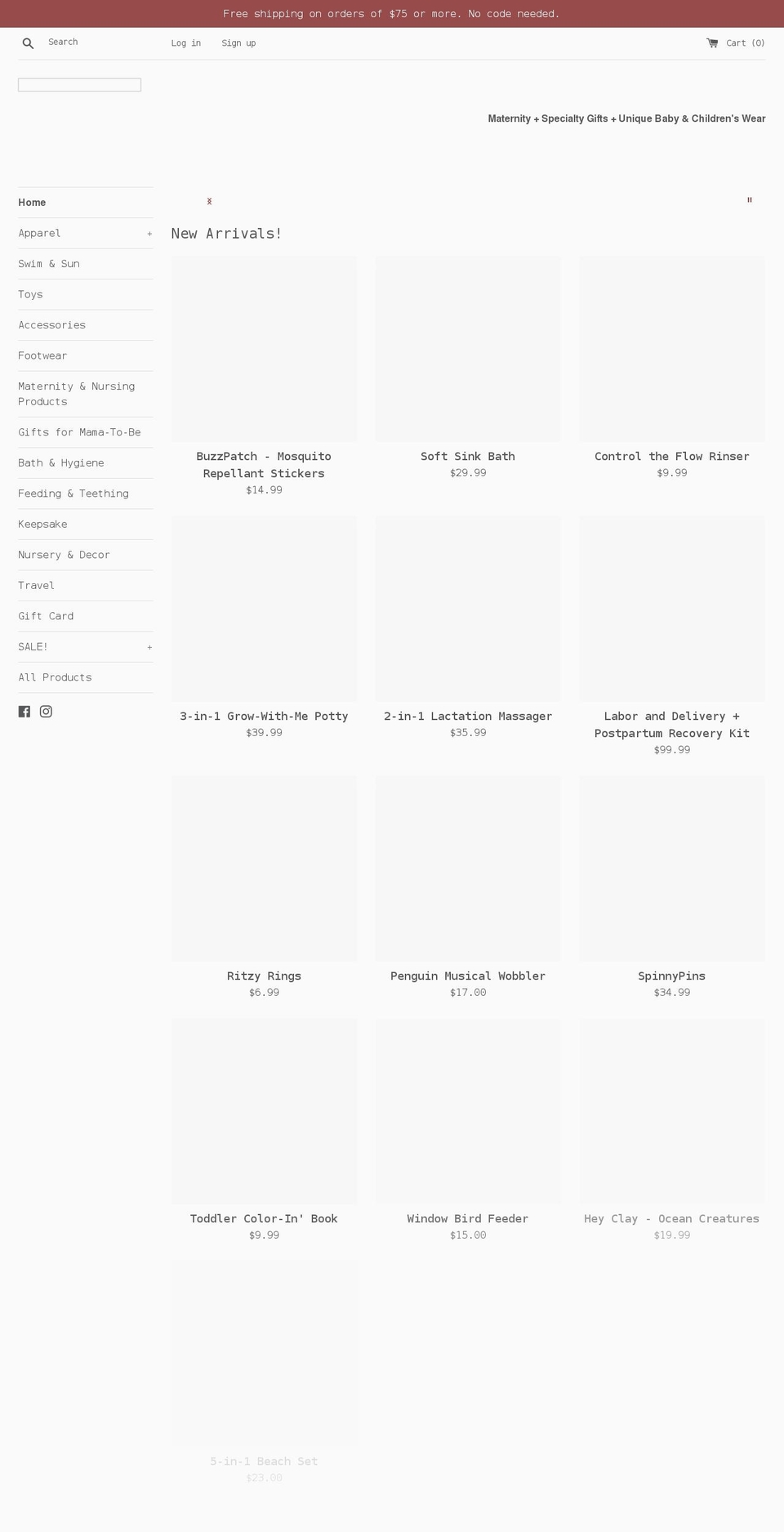 shopathatch.com shopify website screenshot