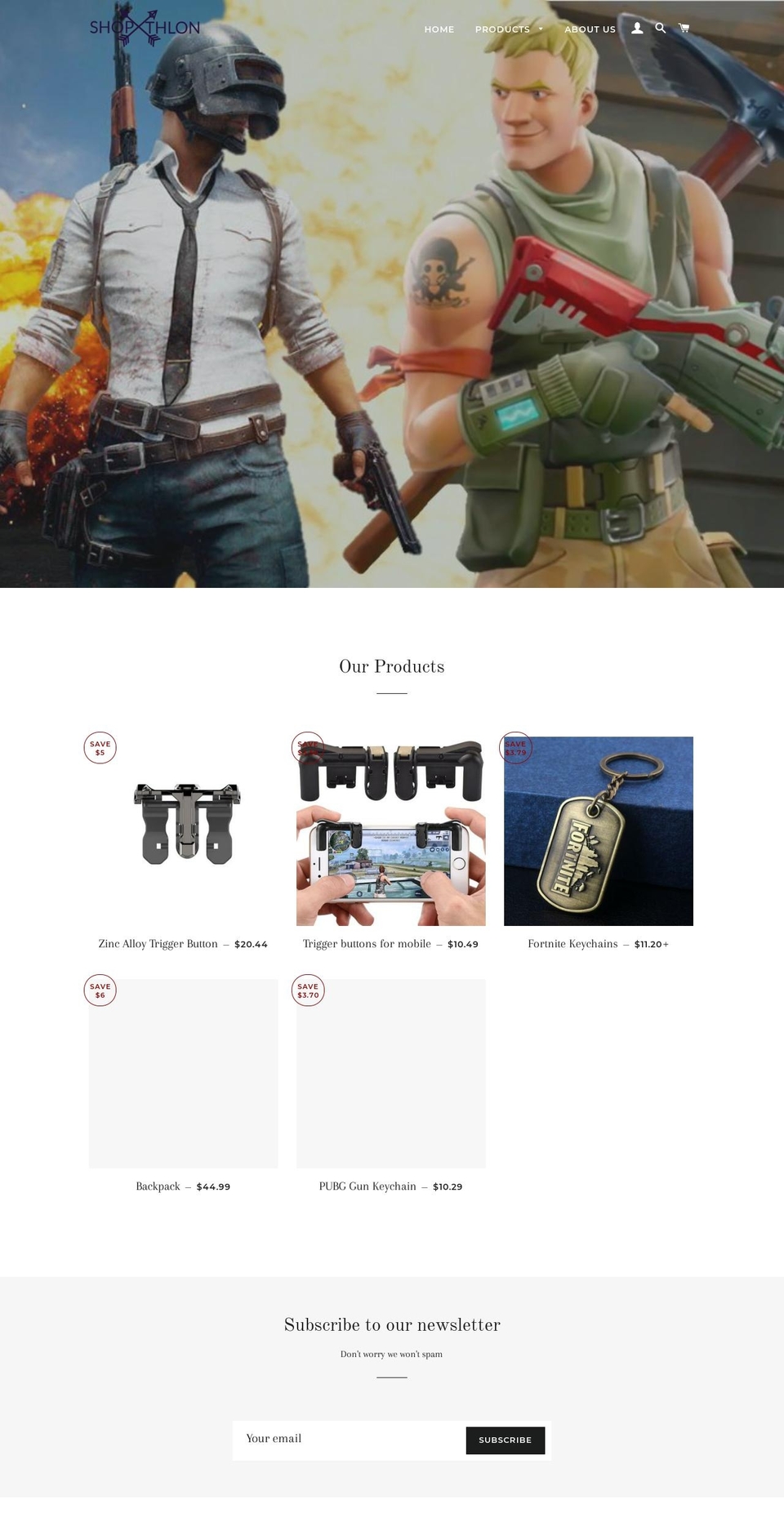 shopathlon.com — Shopify storefront screenshot