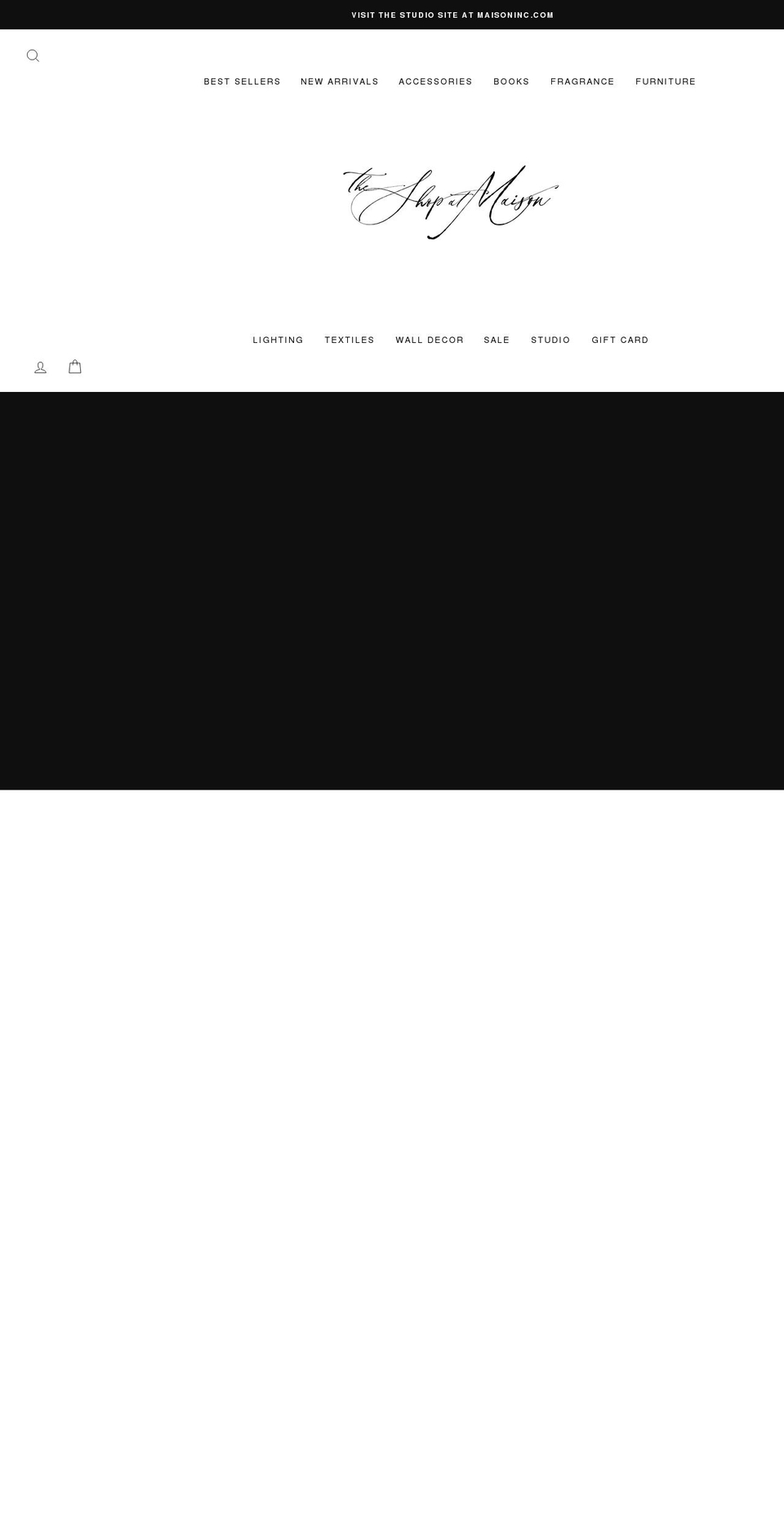 shopatmaison.com shopify website screenshot