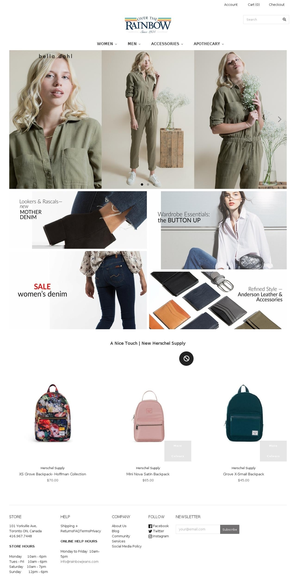 shopatrainbow.com — Shopify storefront screenshot