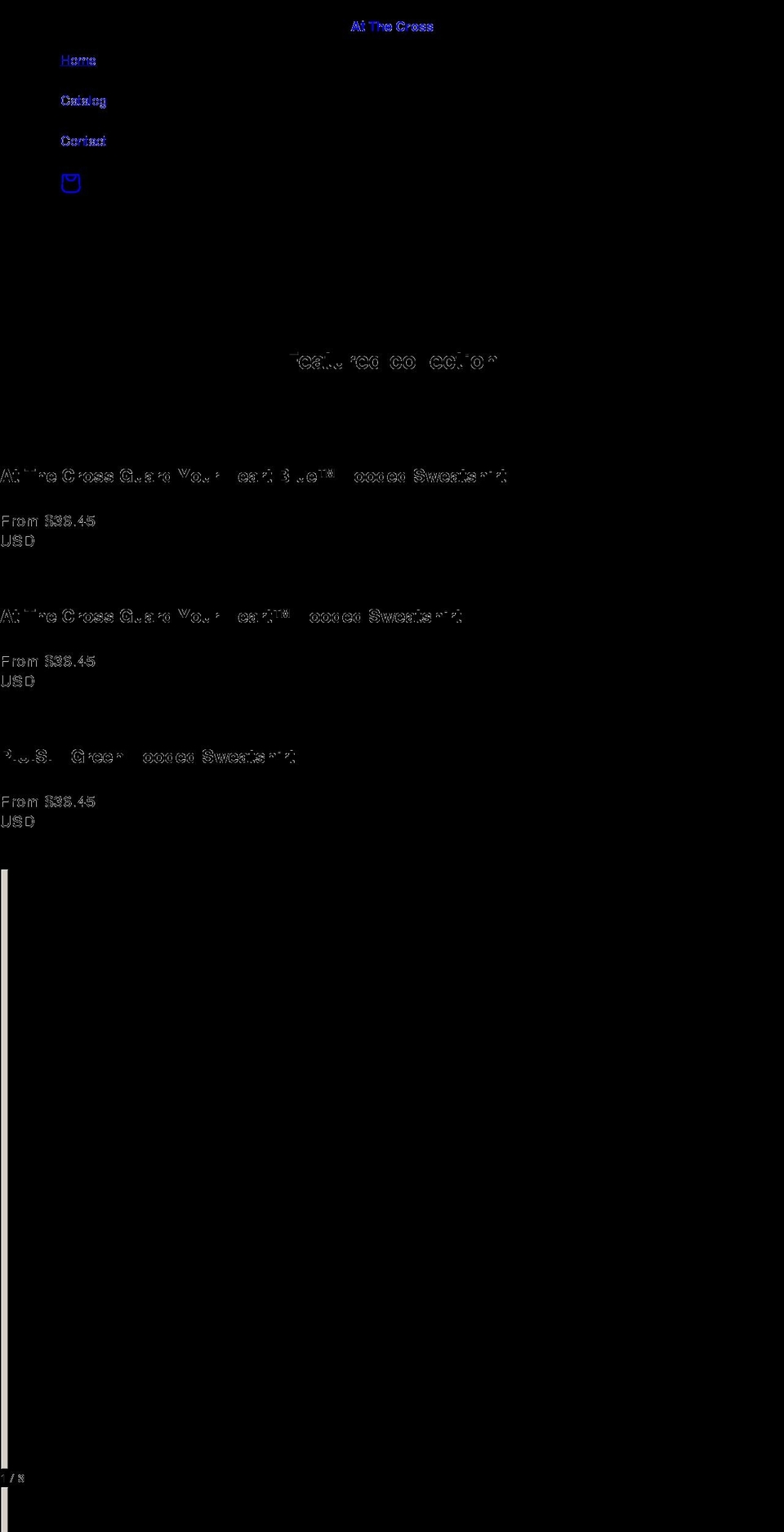 shopatthecross.com shopify website screenshot