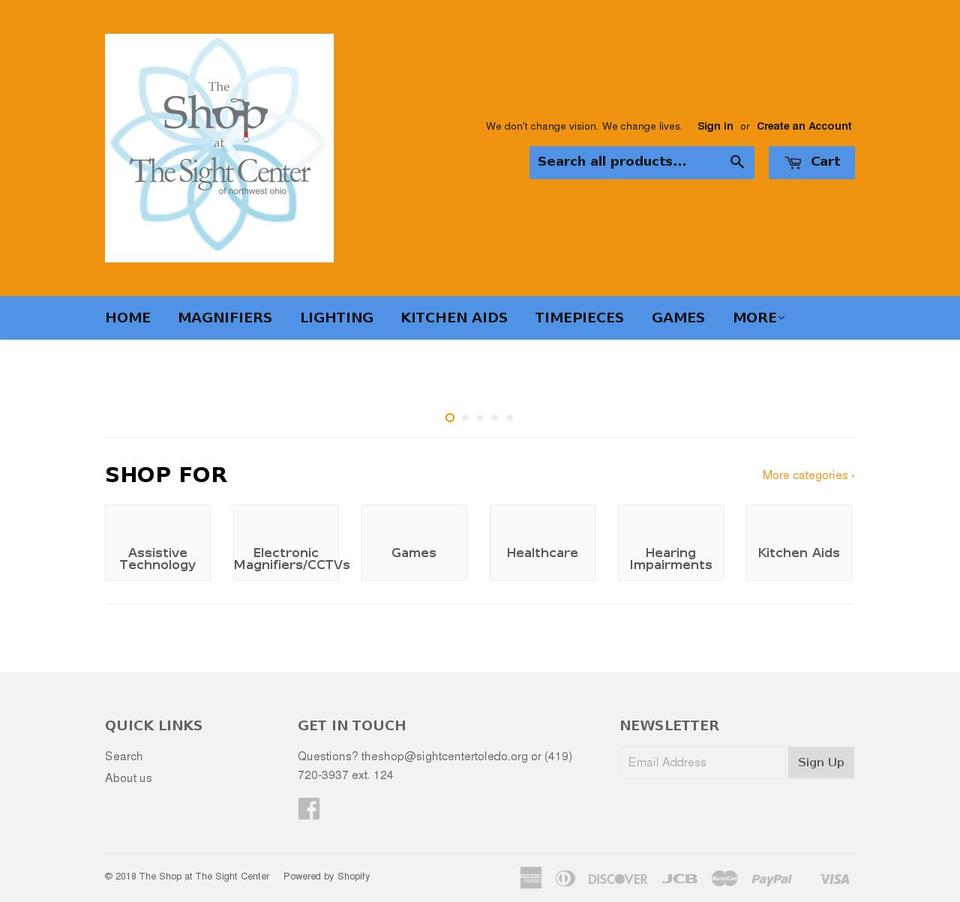 shopattheshop.org shopify website screenshot