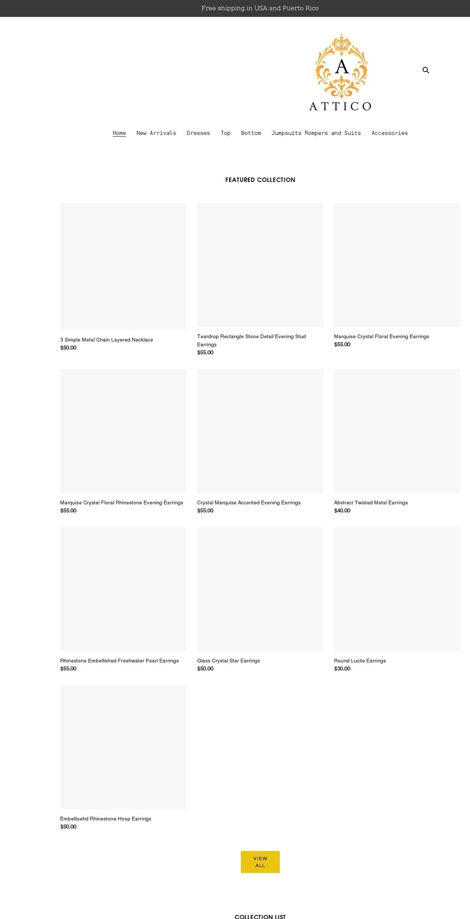shopattico.com shopify website screenshot