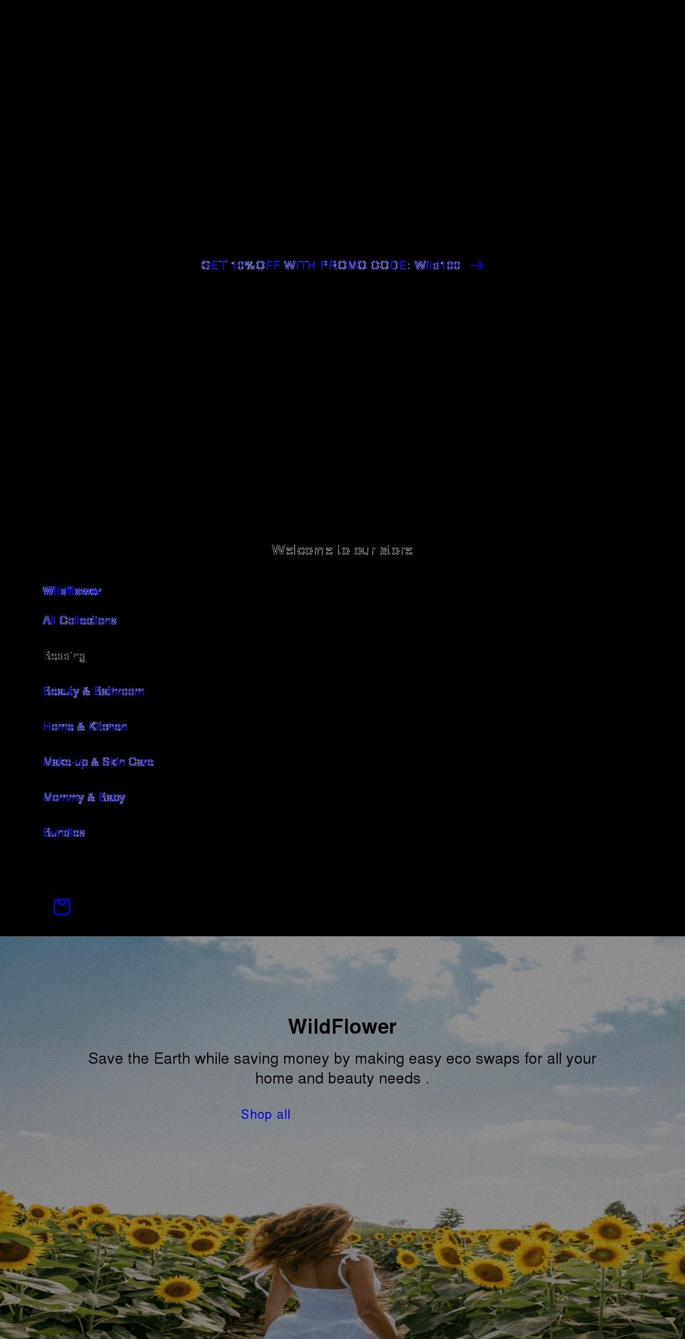 shopatwildflower.com shopify website screenshot