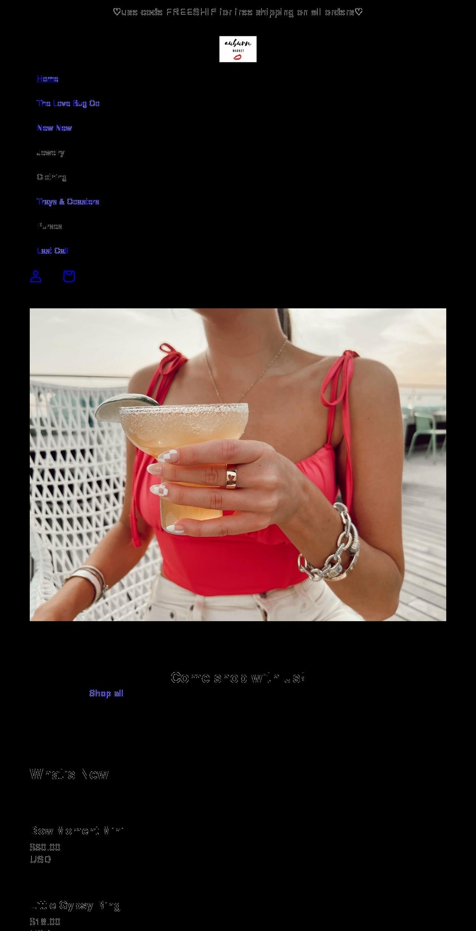 shopauburnmarket.com shopify website screenshot