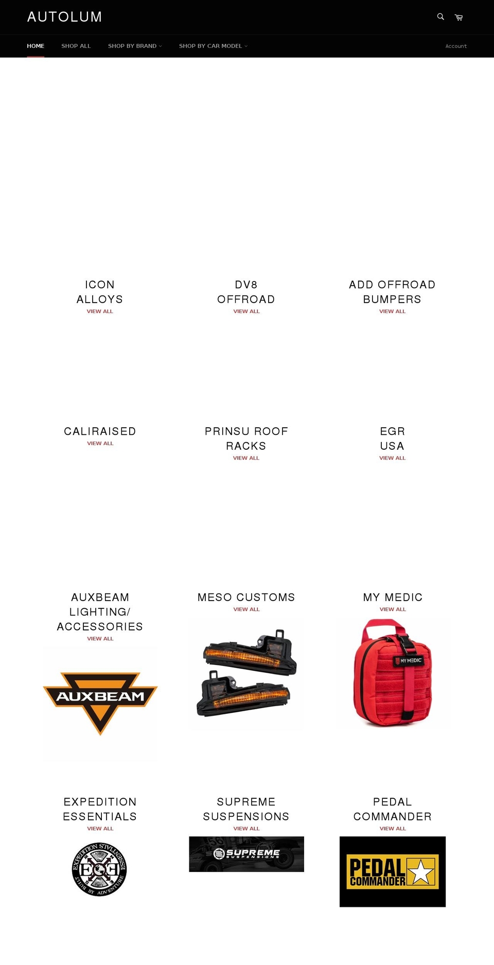 shopautolum.com shopify website screenshot
