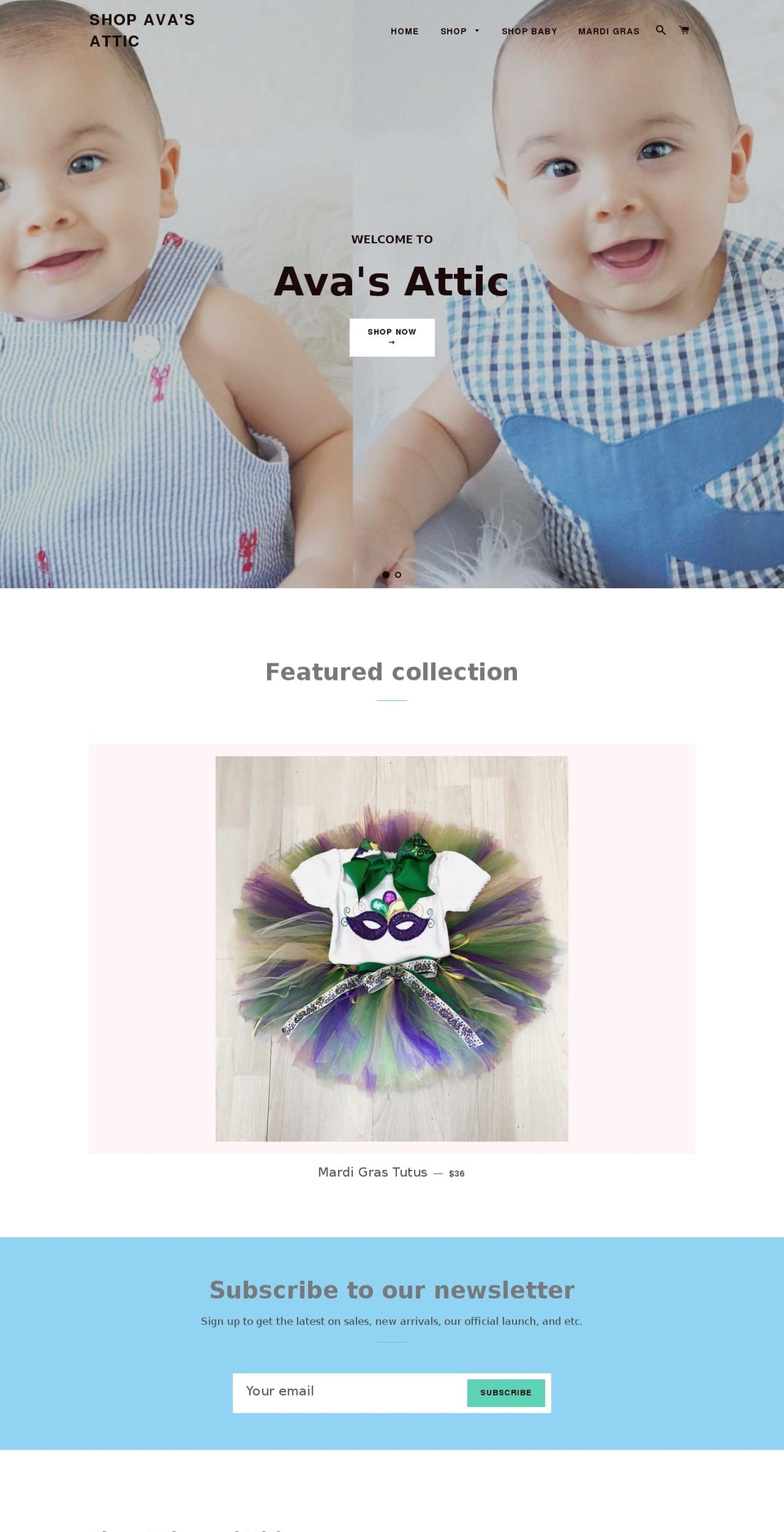 shopavas.com — Shopify storefront screenshot
