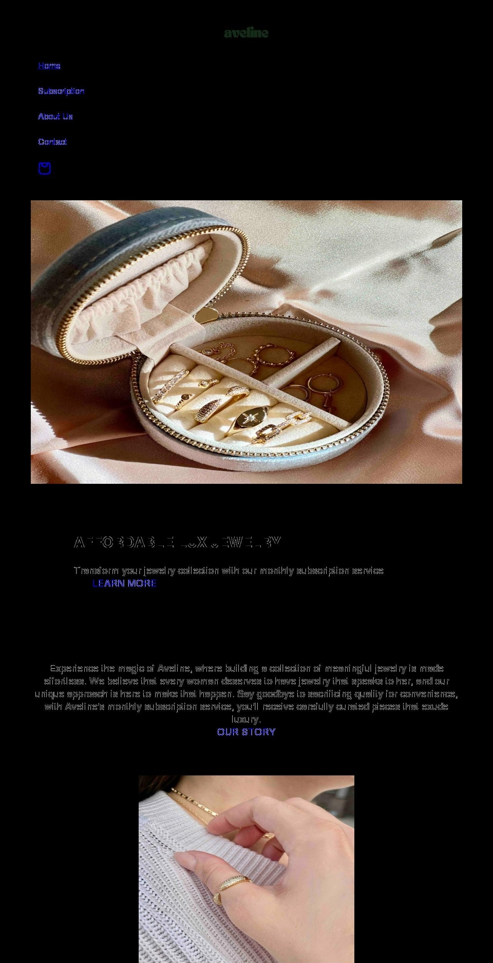 shopaveline.com shopify website screenshot