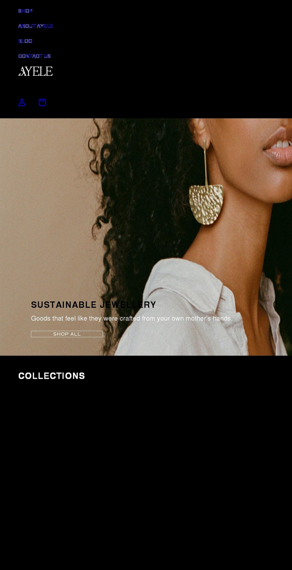 shopayele.com shopify website screenshot