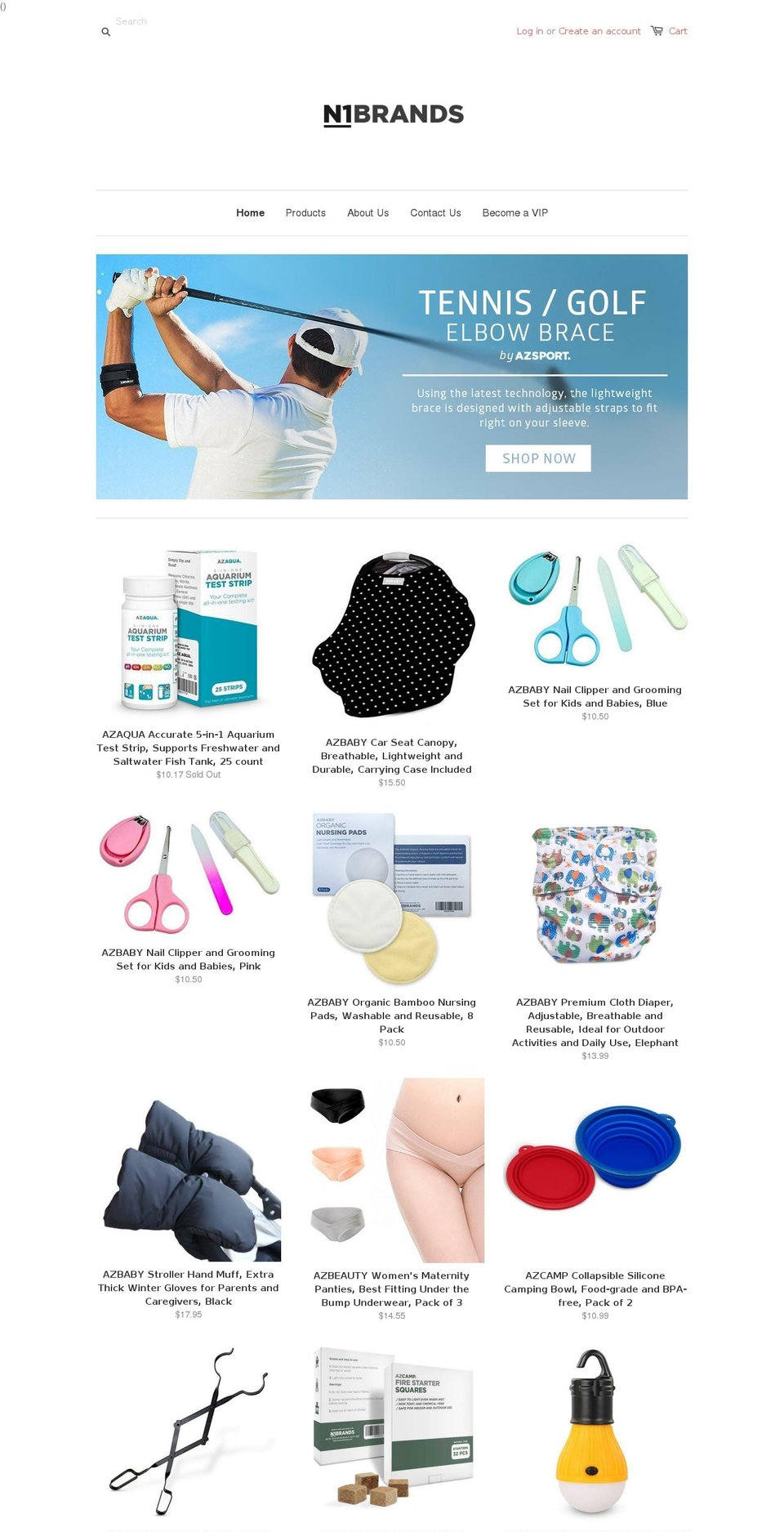 shopazhealth.com shopify website screenshot