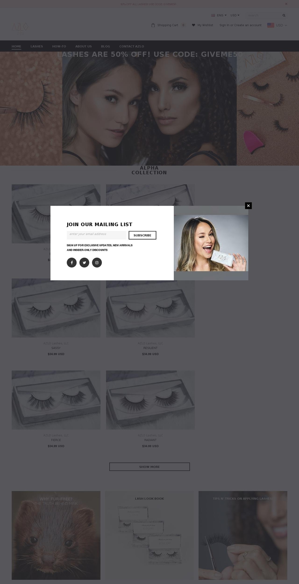 shopazlo.com — Shopify storefront screenshot
