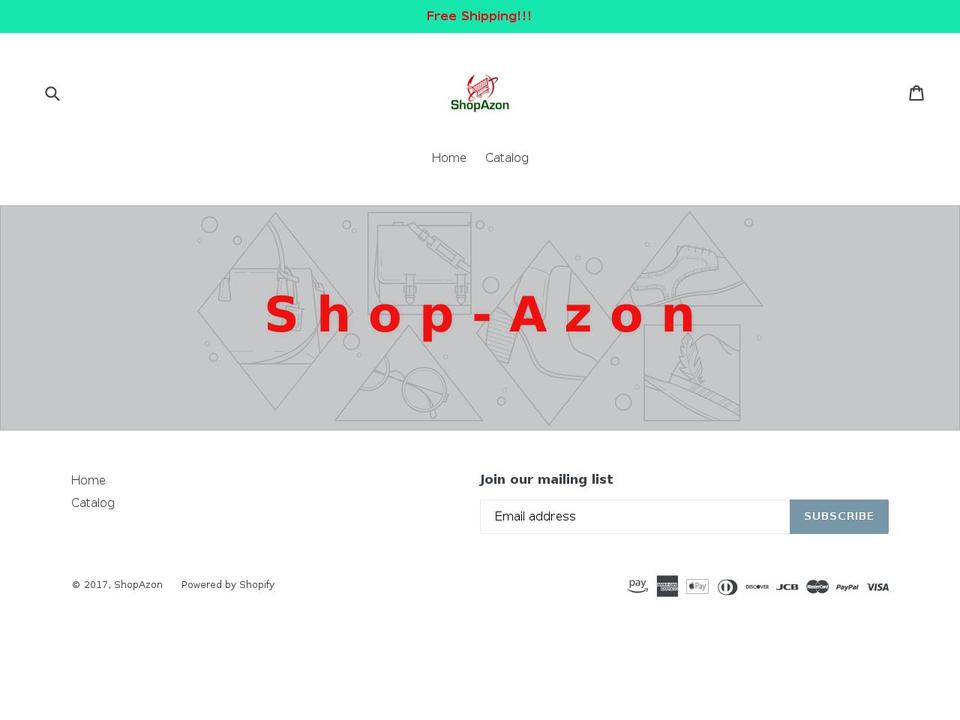 shopazon.org shopify website screenshot