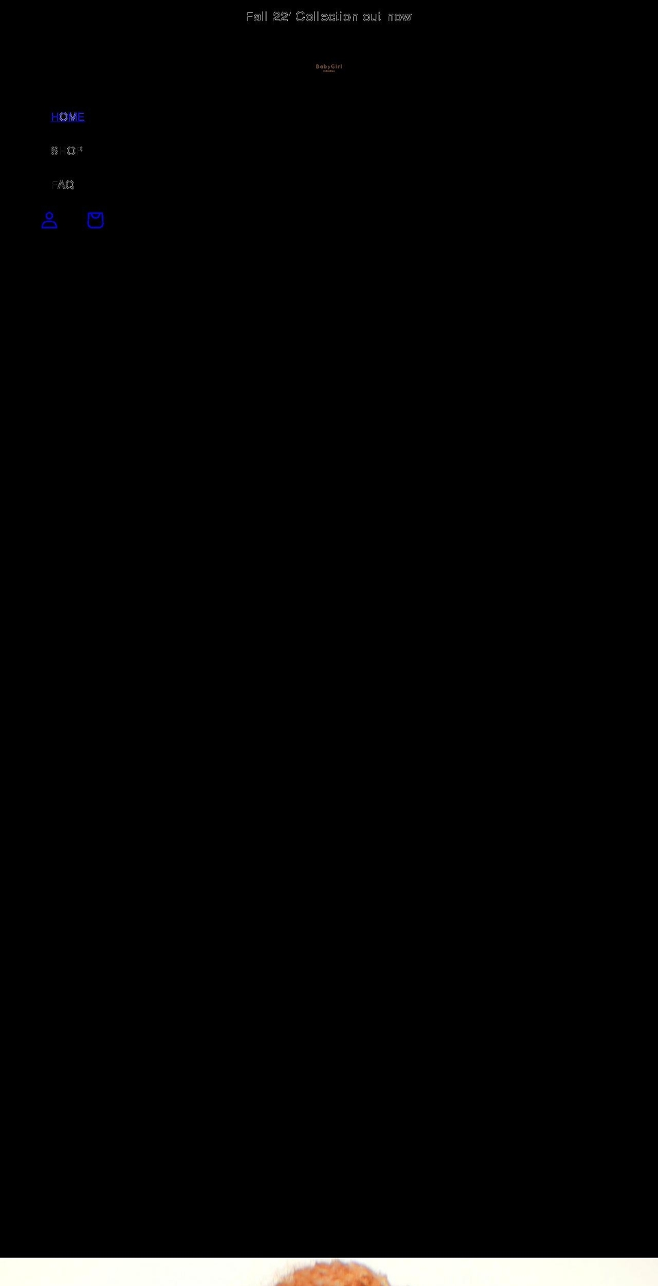 shopbabygirlco.com shopify website screenshot