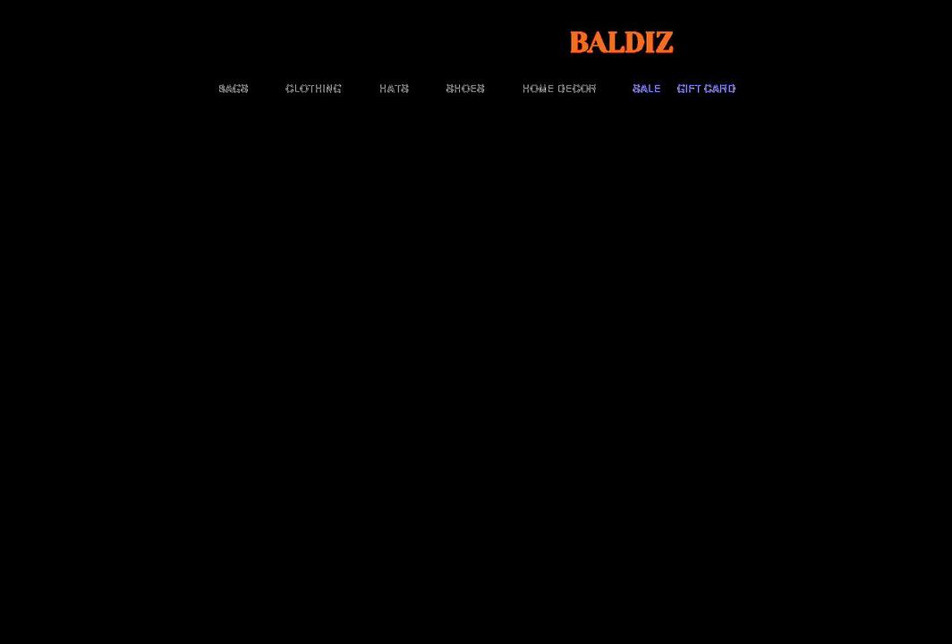 shopbaldiz.com shopify website screenshot