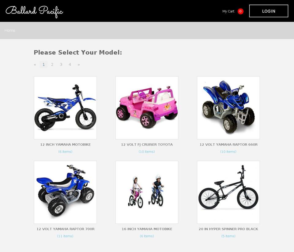 shopballardpacific.com shopify website screenshot