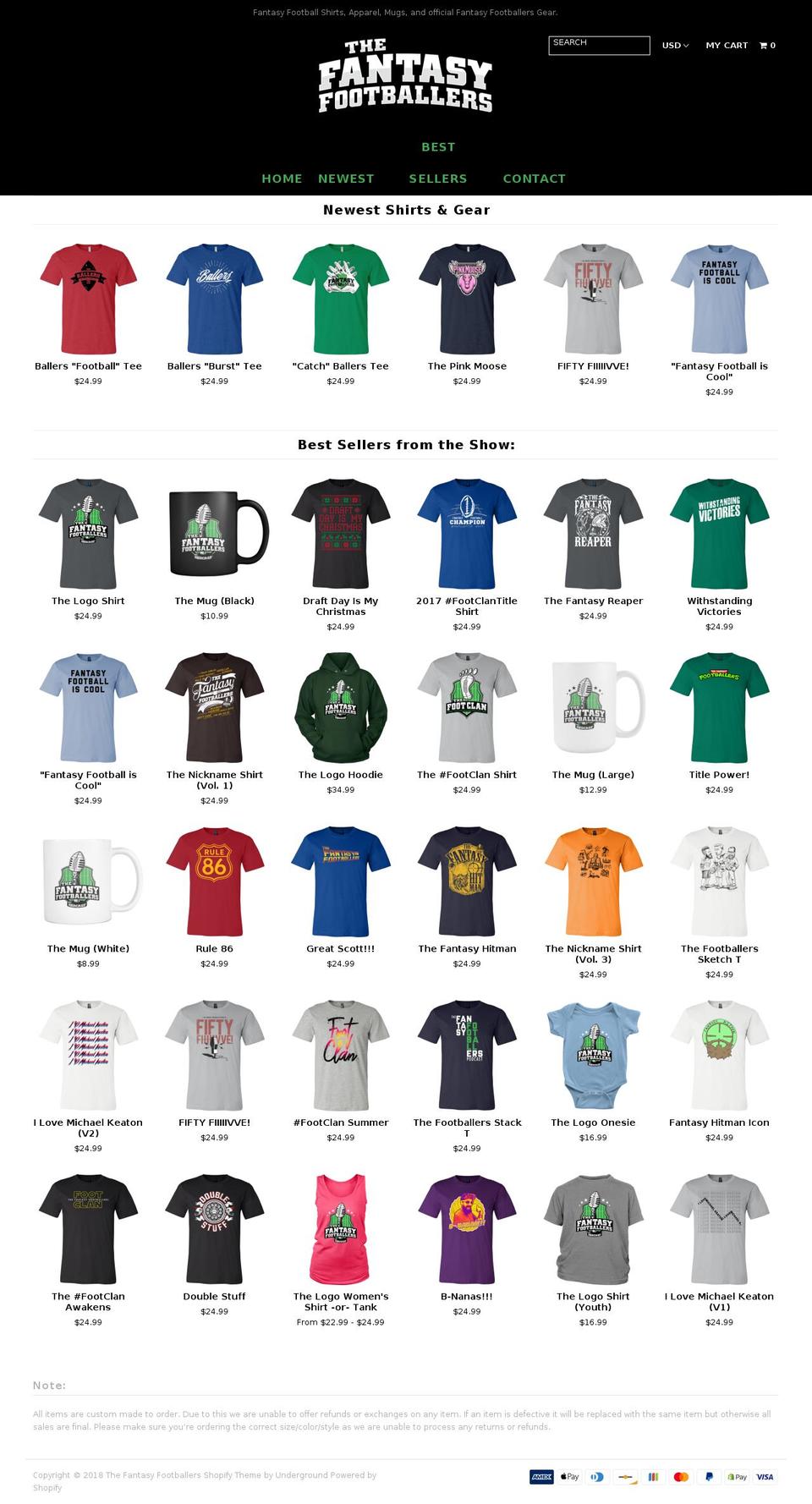 shopballers.com shopify website screenshot