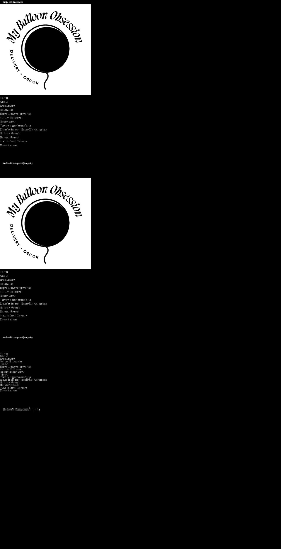 shopballoonbar.com — Shopify storefront screenshot