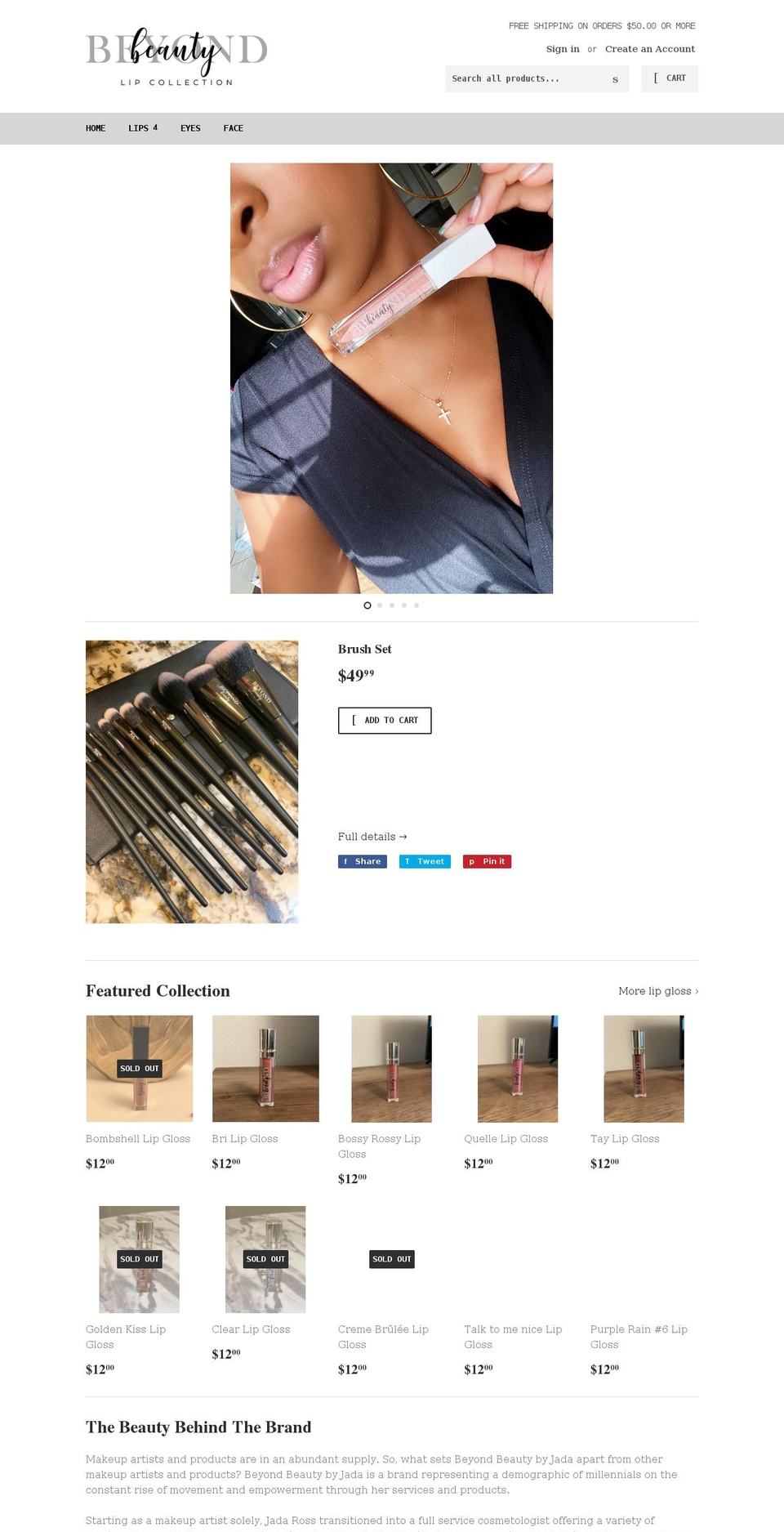 shopbbcosmetics.com shopify website screenshot