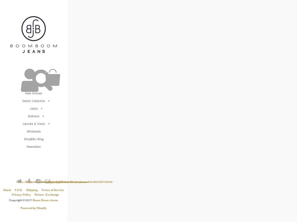 shopbbj.com shopify website screenshot