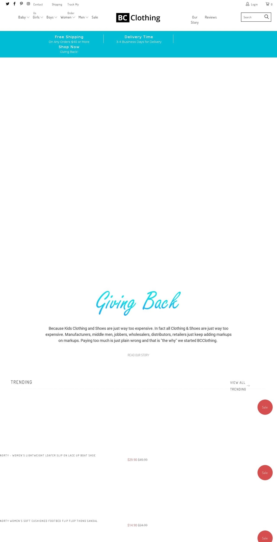 shopbcclothing.com — Shopify storefront screenshot