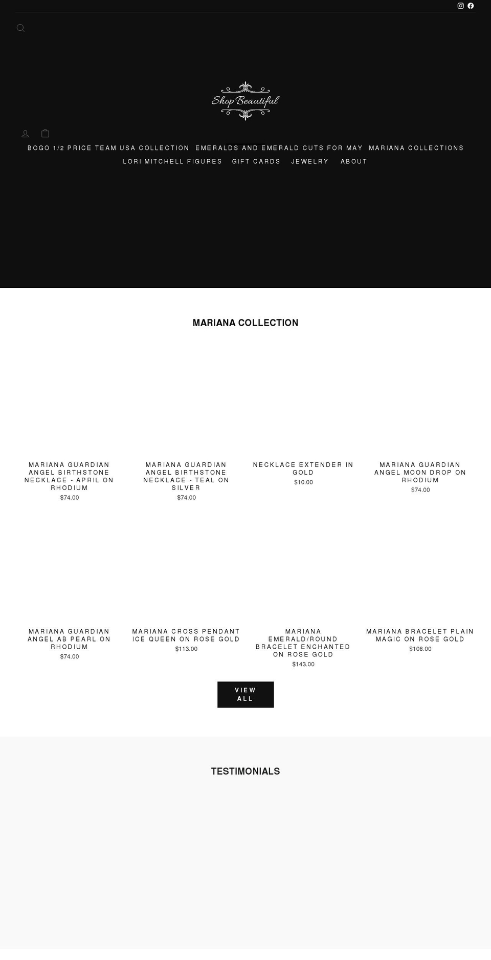shopbeautiful.com shopify website screenshot
