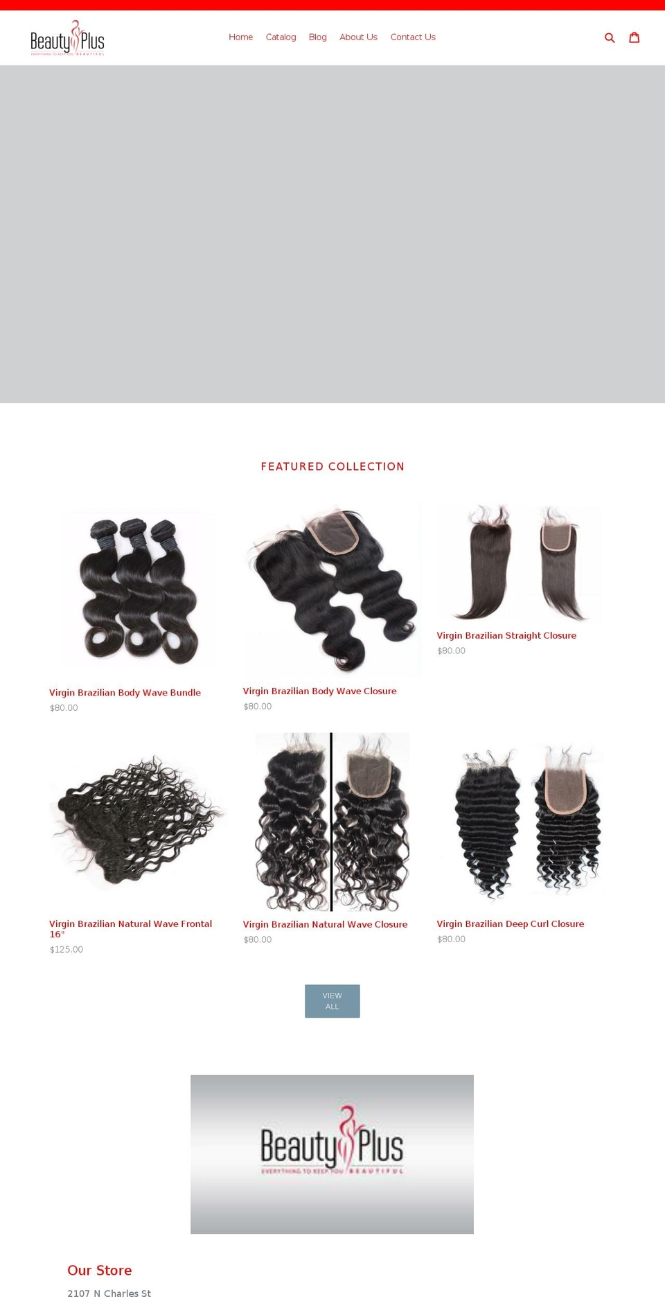 shopbeautyplus.com shopify website screenshot