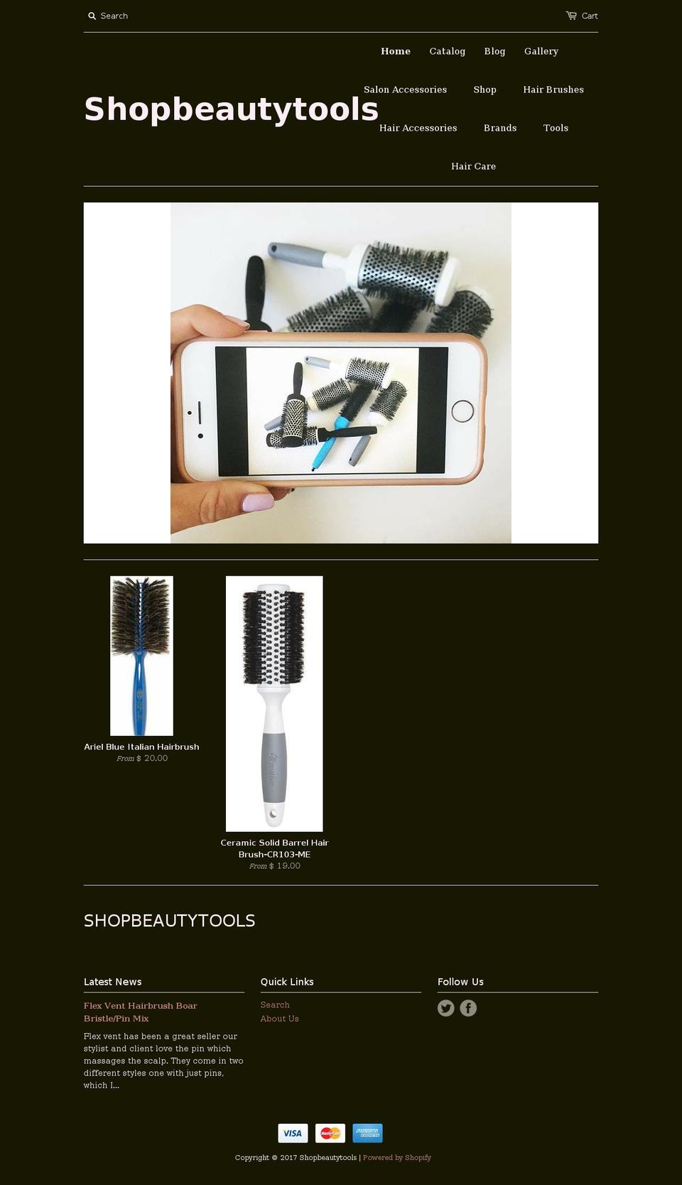shopbeautytools.com shopify website screenshot