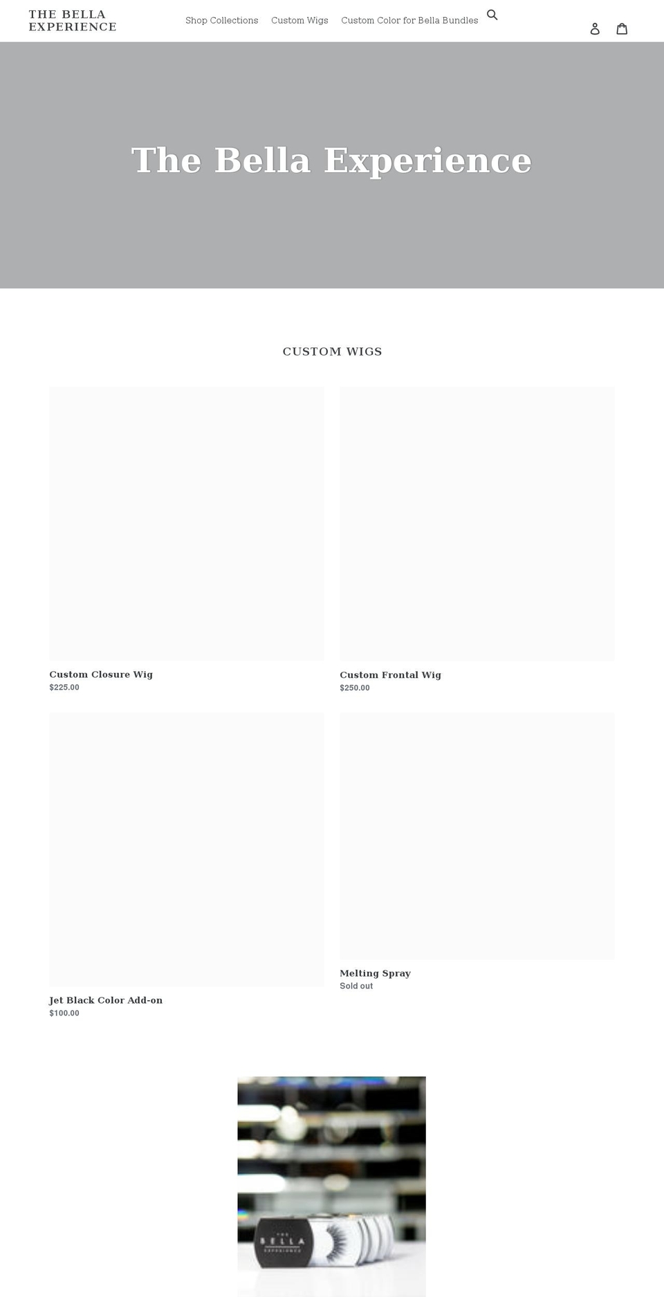 shopbellae.com shopify website screenshot