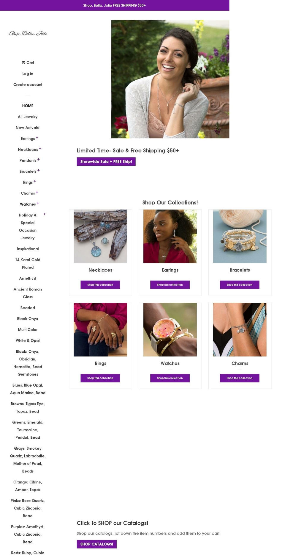 shopbellajolie.com shopify website screenshot