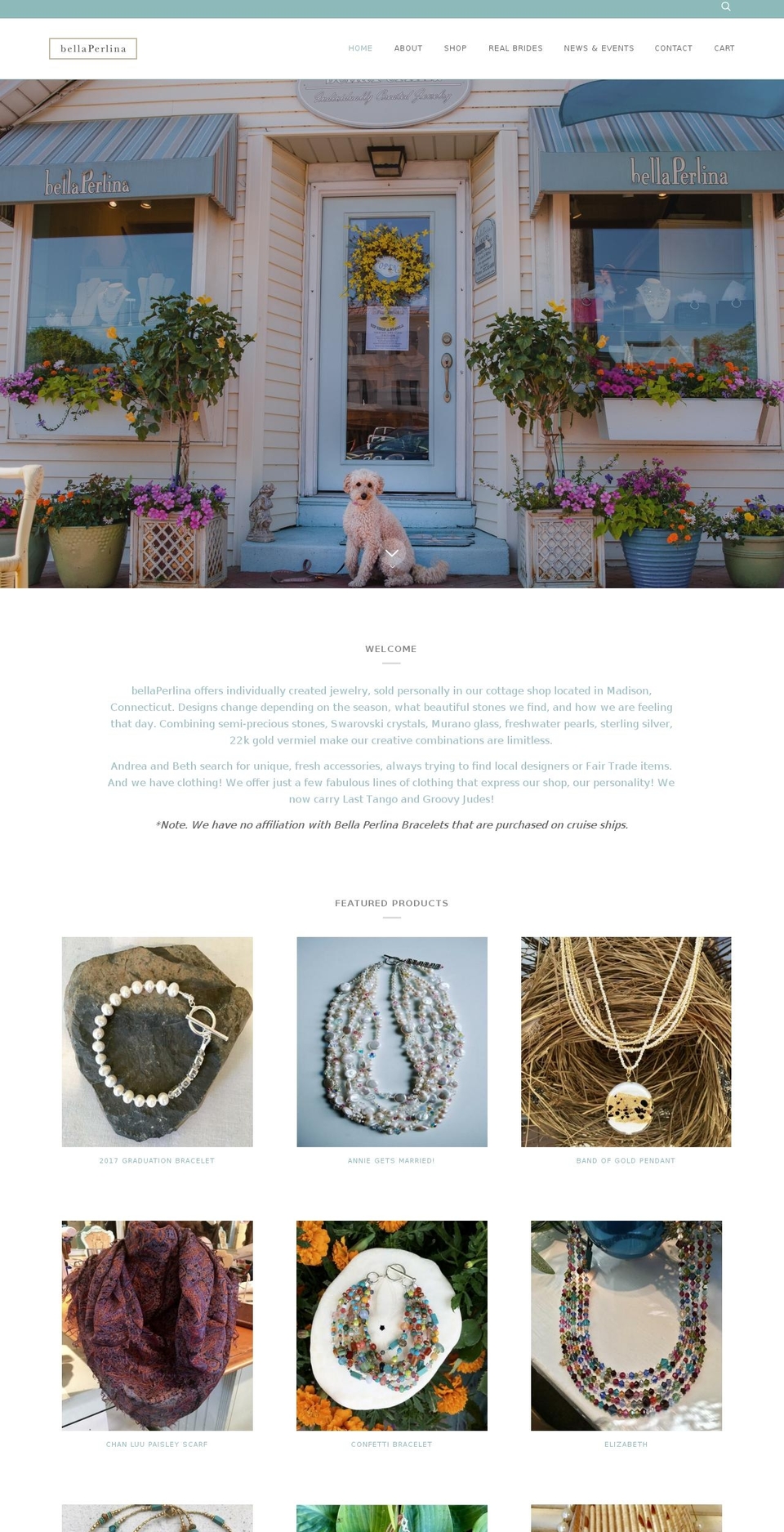 shopbellaperlina.com shopify website screenshot