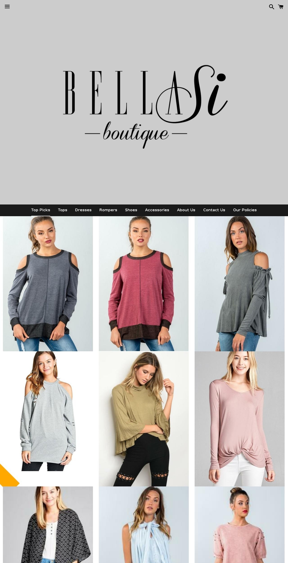 shopbellasi.com — Shopify storefront screenshot