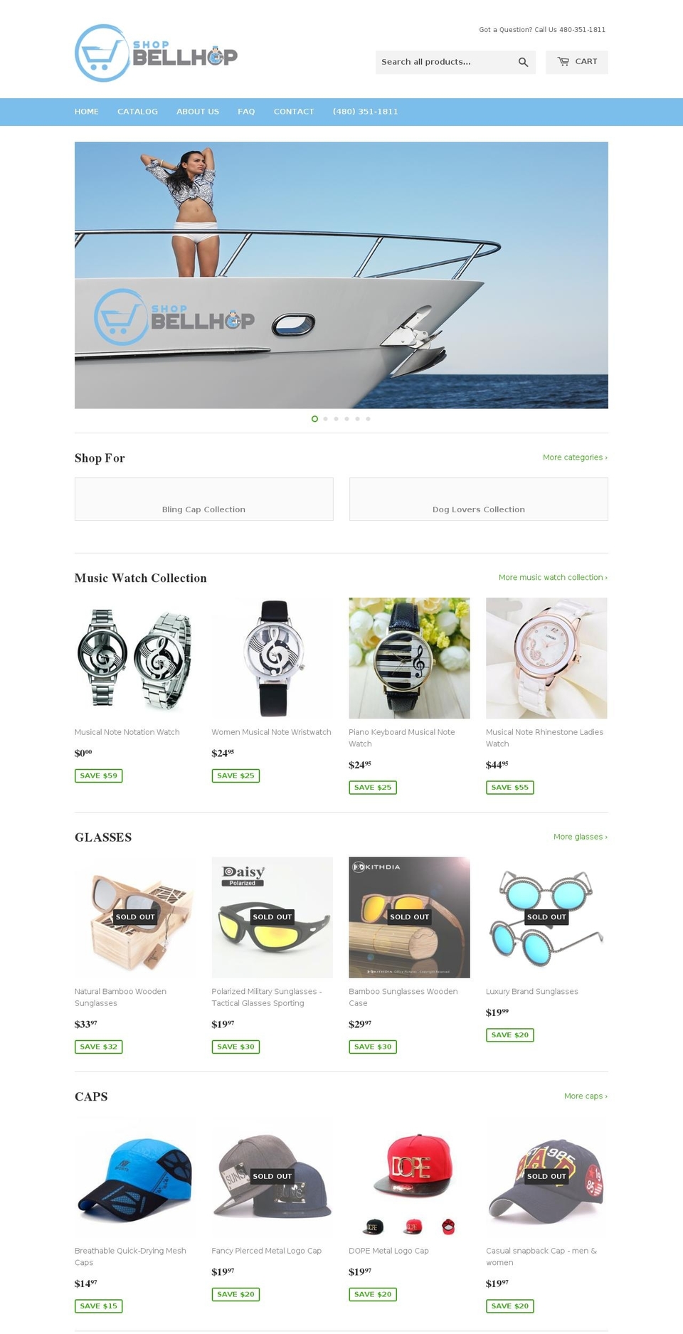 shopbellhop.com shopify website screenshot