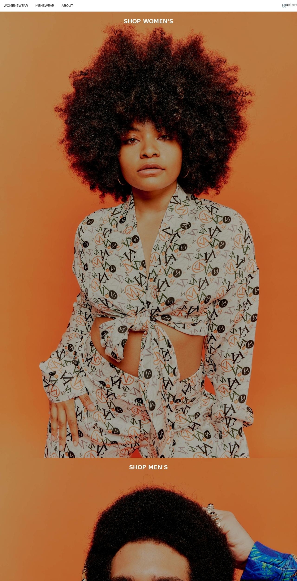 shopberesonant.com shopify website screenshot