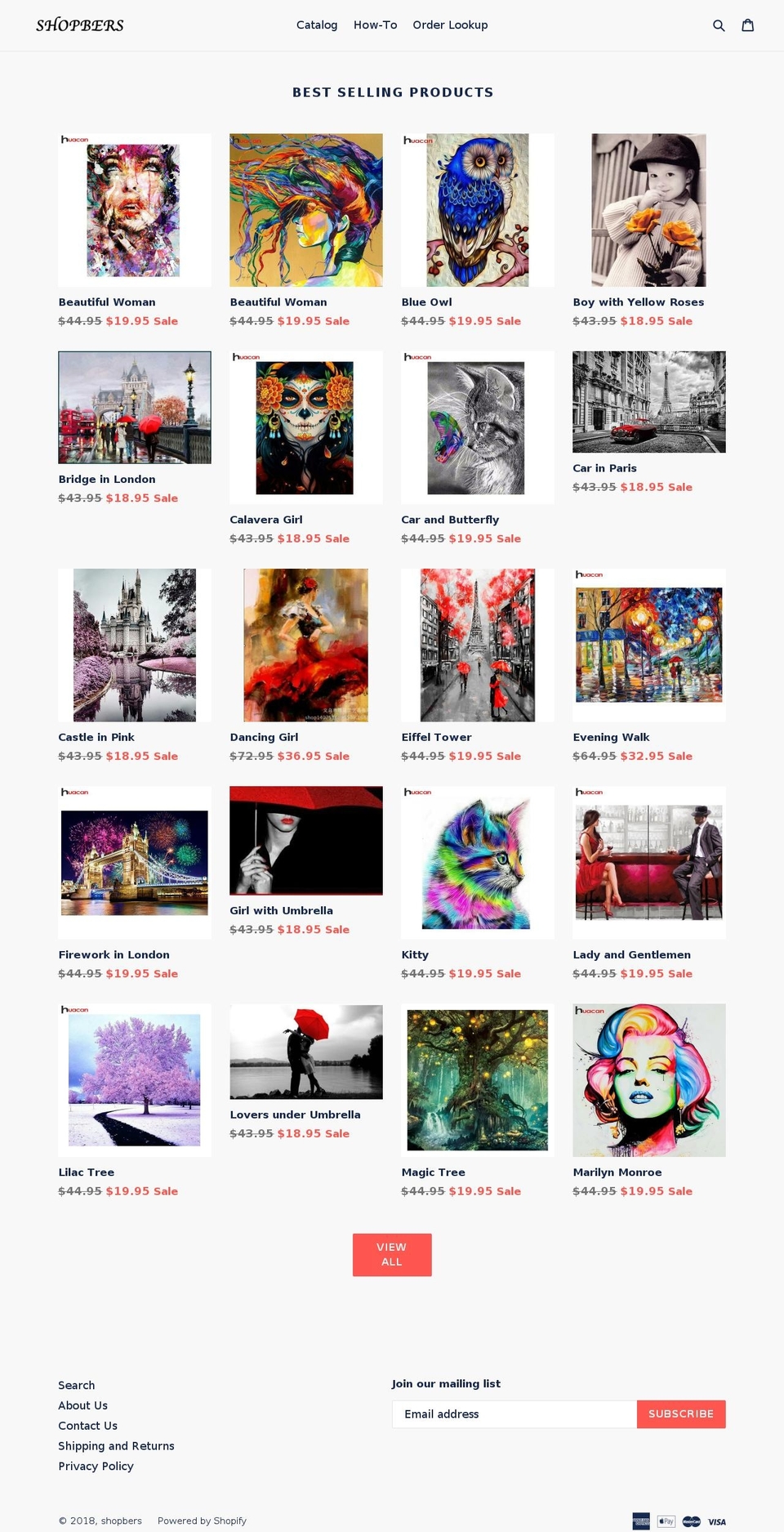 shopbers.com — Shopify storefront screenshot