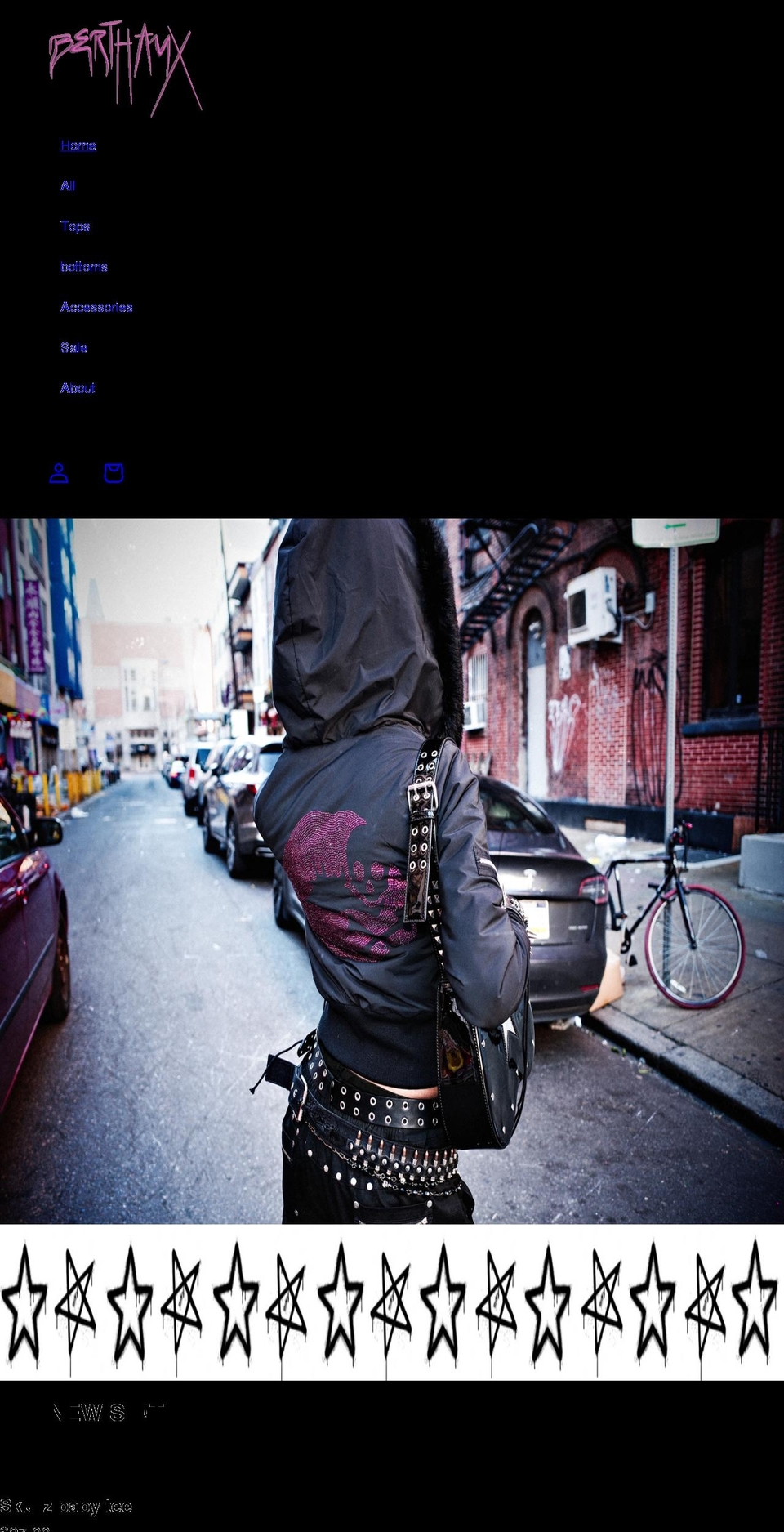shopberthaux.com shopify website screenshot