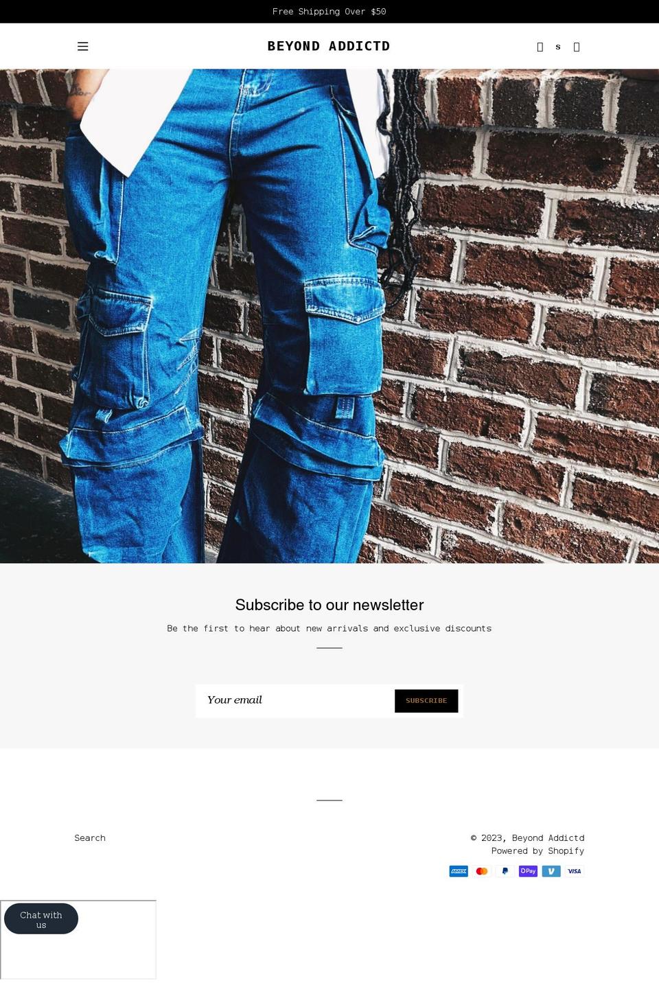 shopbeyondaddictd.com shopify website screenshot