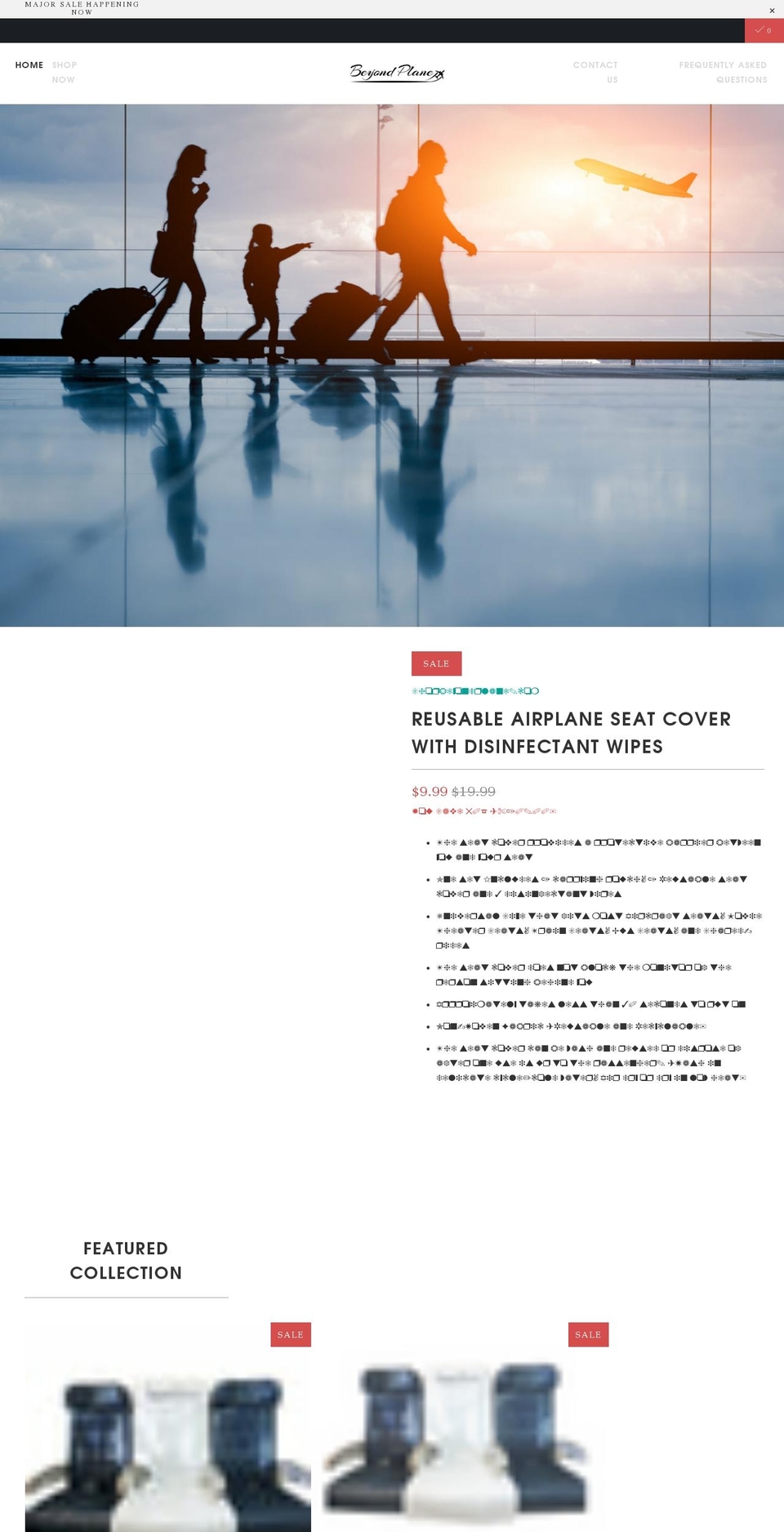 shopbeyondplane.com shopify website screenshot