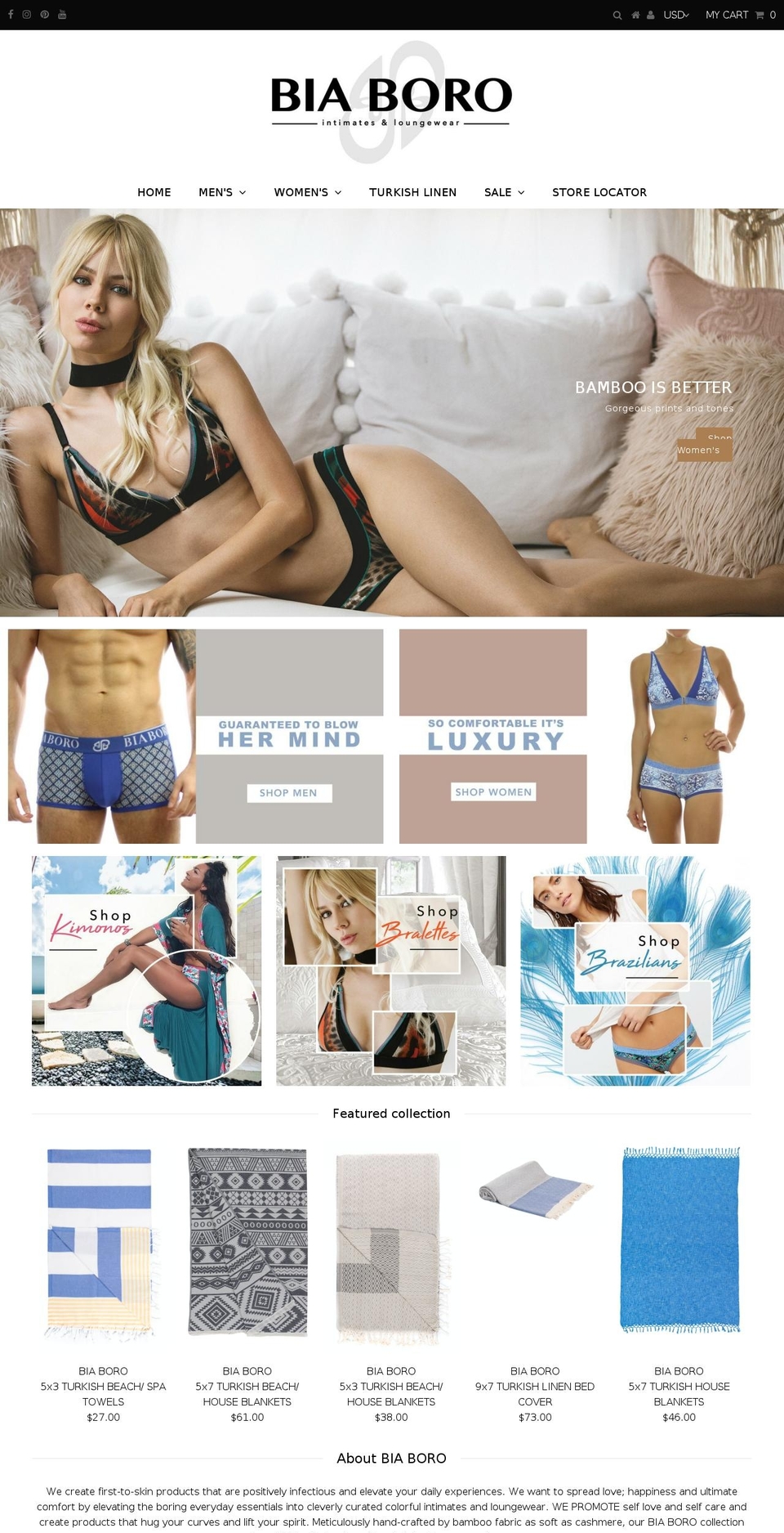 shopbiaboro.com — Shopify storefront screenshot