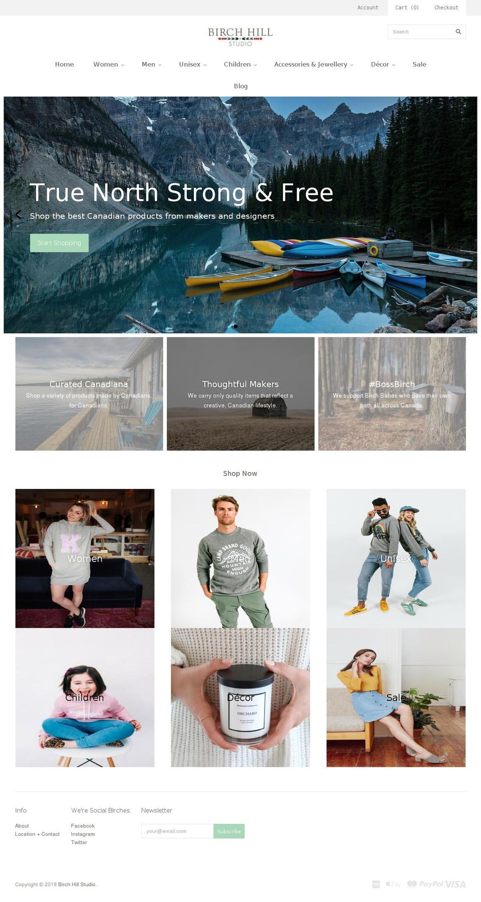 shopbirchhillstudio.com shopify website screenshot