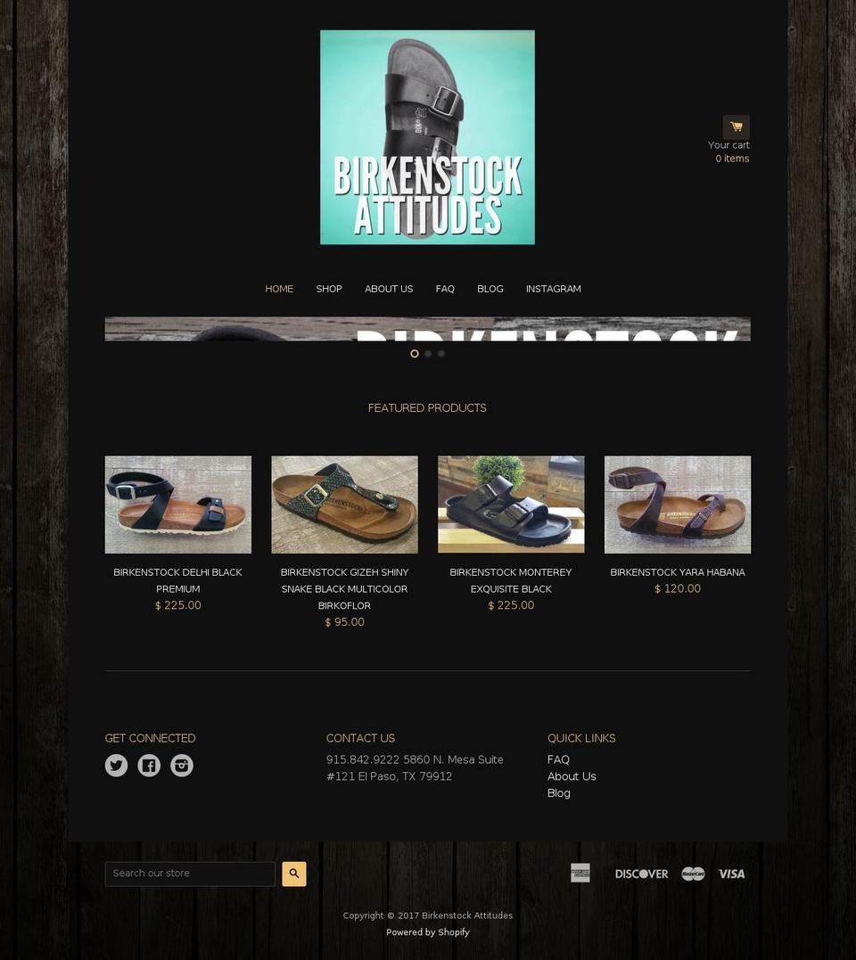 shopbirkenstockattitudes.com shopify website screenshot
